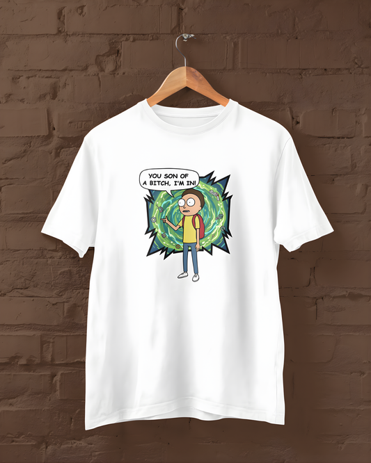 Morty Says He's In! | T-shirt for Men PrismGasm