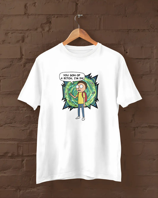 Morty Says He's In! | T-shirt for Men PrismGasm