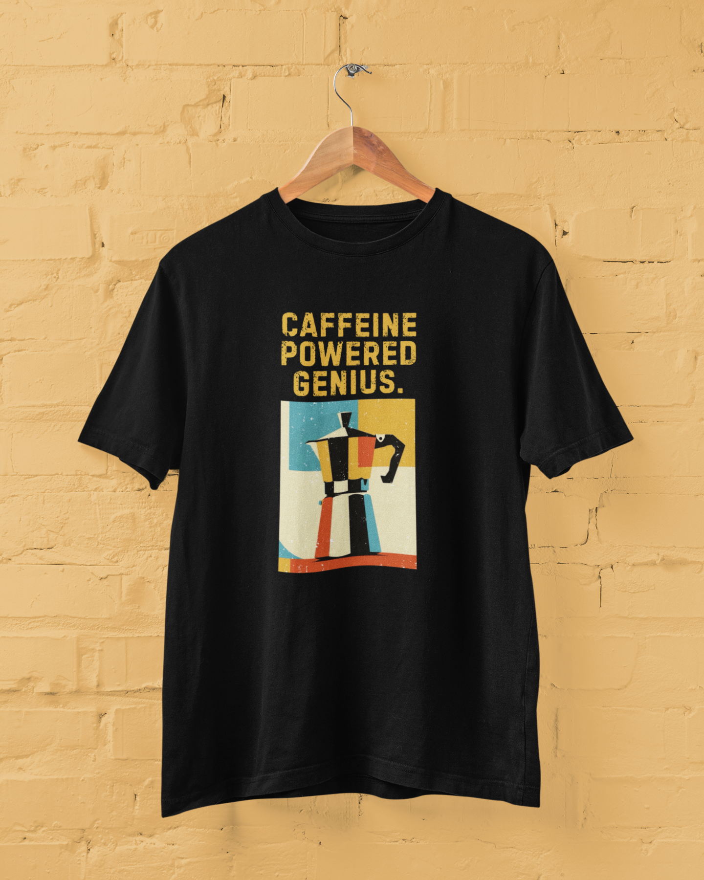 Caffeine Powered Genius T-shirt for Men