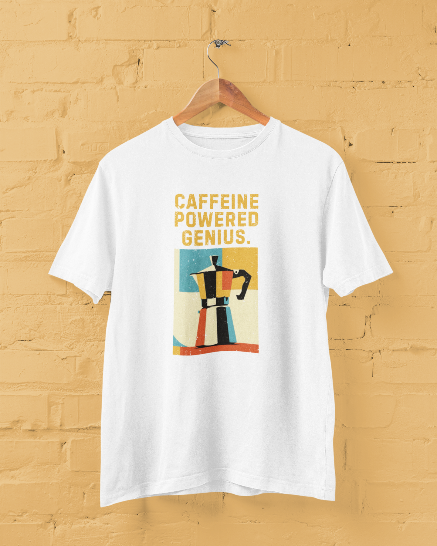 Caffeine Powered Genius T-shirt for Men