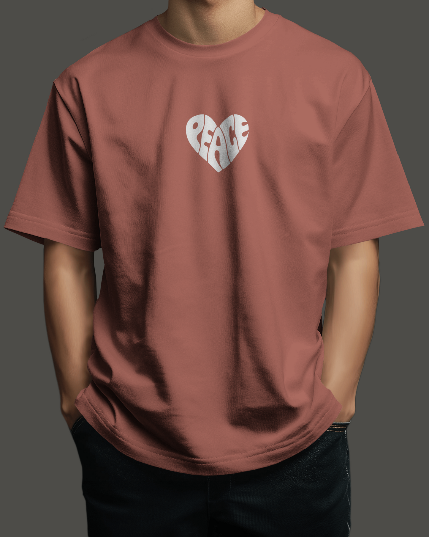 Peace Heart | Oversized T-shirt