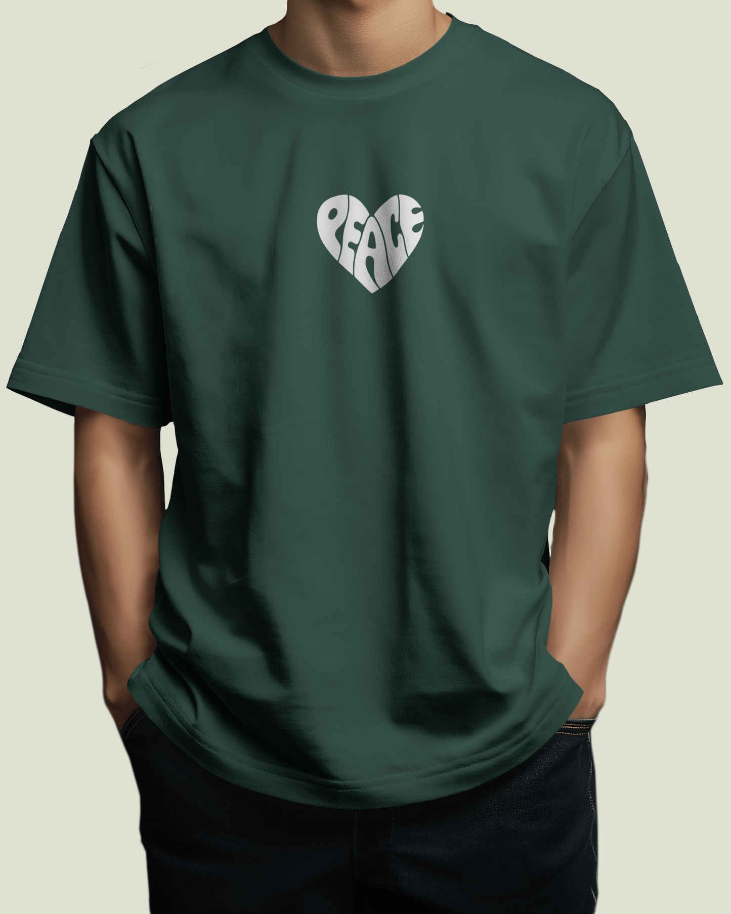 Peace Heart | Oversized T-shirt PrismGasm