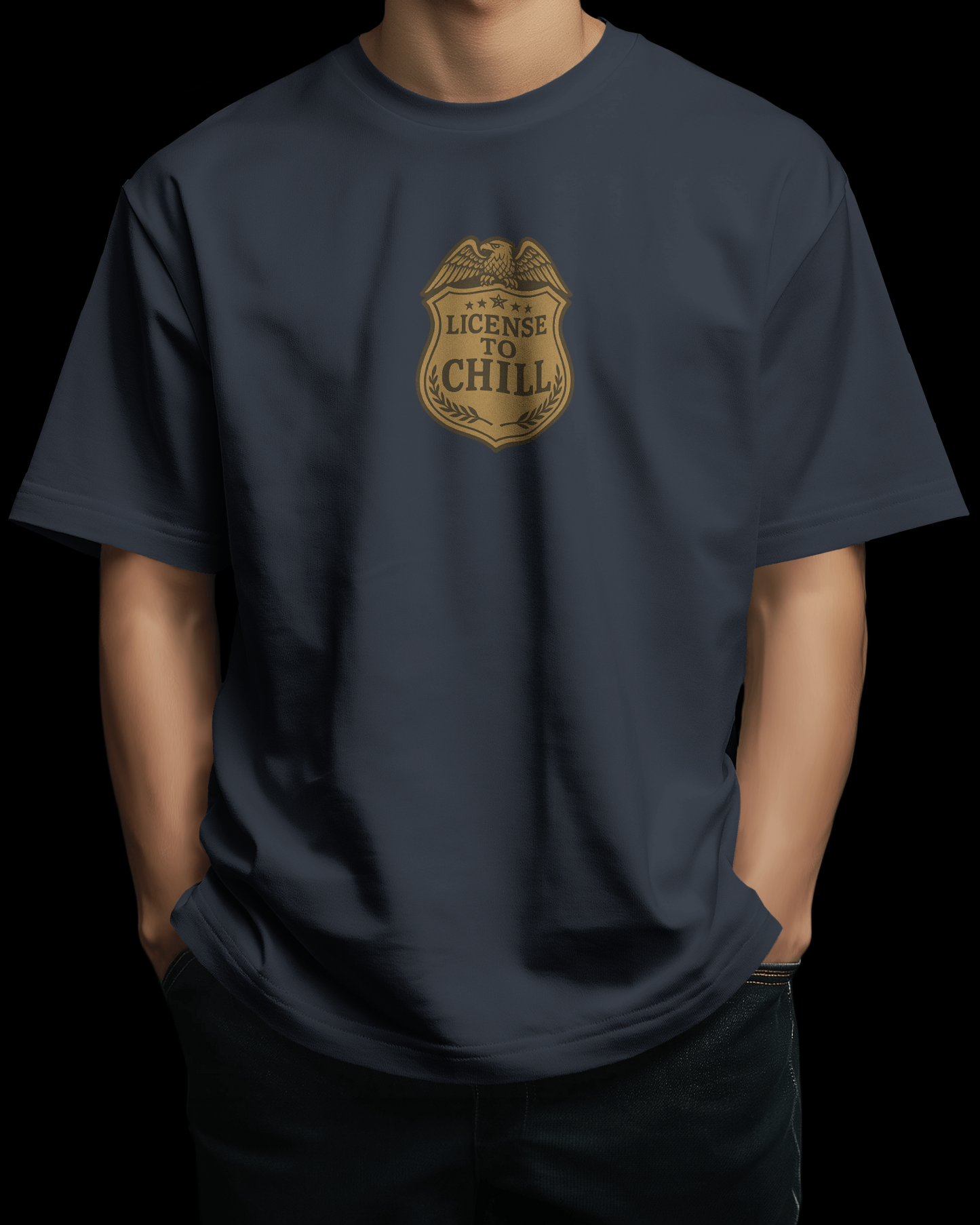 License To Chill | Oversized T-shirt PrismGasm