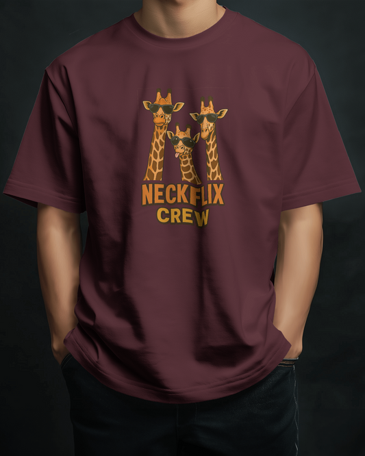Neckflix Crew | Oversized T-shirt PrismGasm