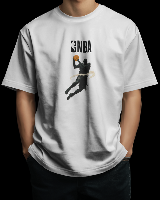 NBA Silhouette | Oversized T-shirt PrismGasm