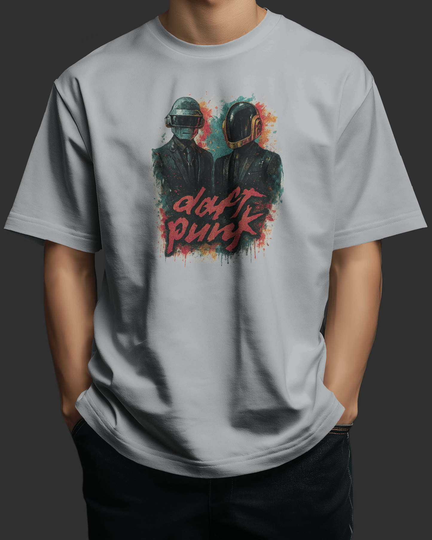 Daft Punk | Oversized T-shirt PrismGasm