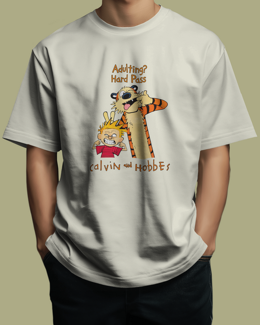 Calvin and Hobbes | Oversized T-shirt PrismGasm