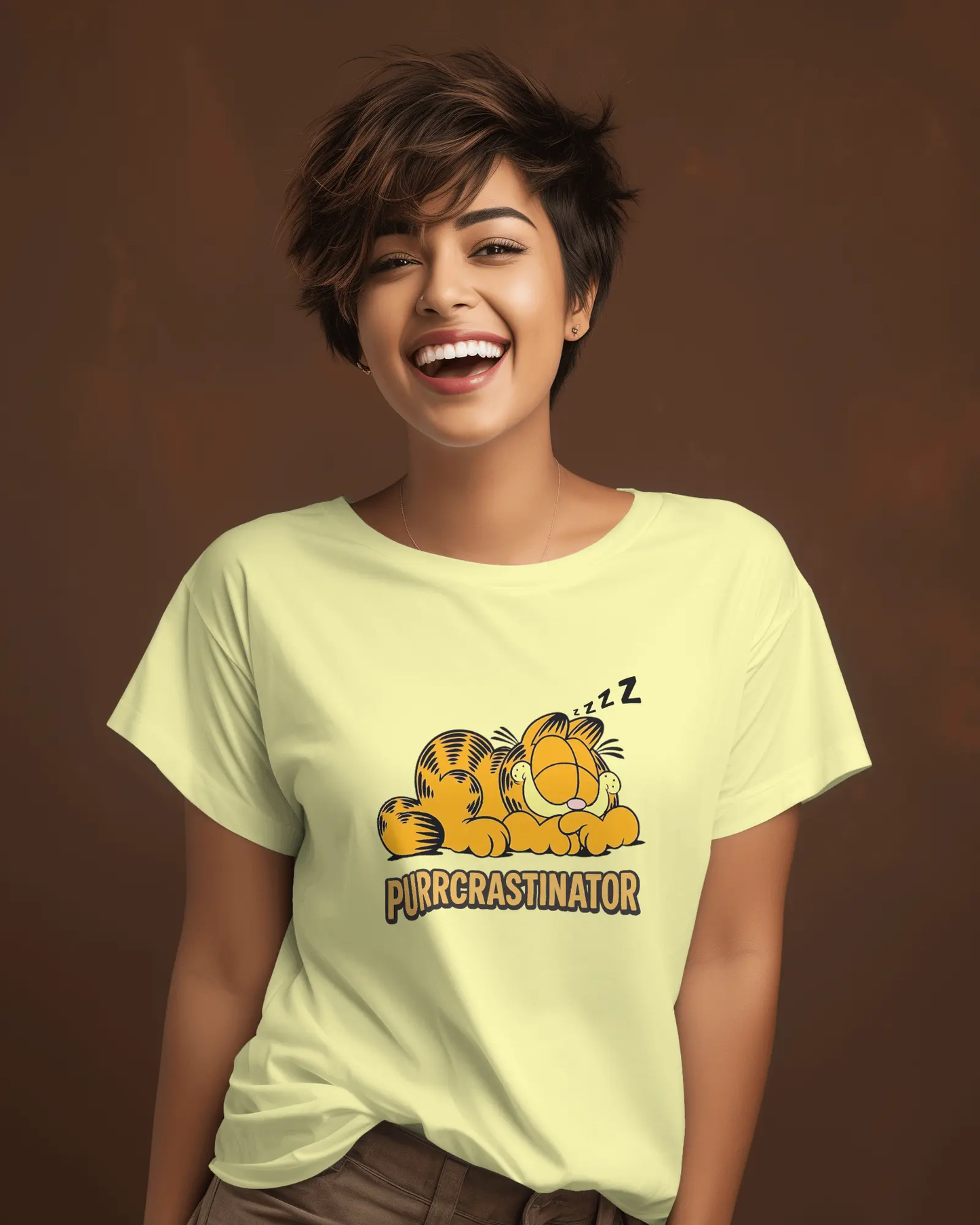 Garfield The Purrcrastinator | T-shirt for Women PrismGasm
