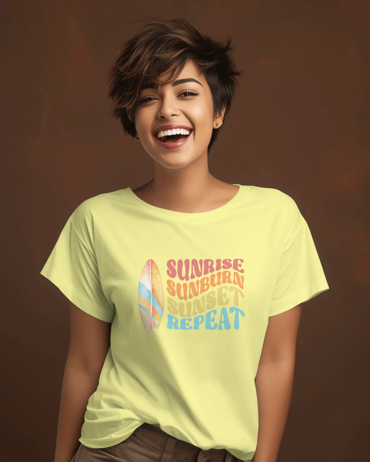 Sunrise Repeat | T-shirt for women PrismGasm