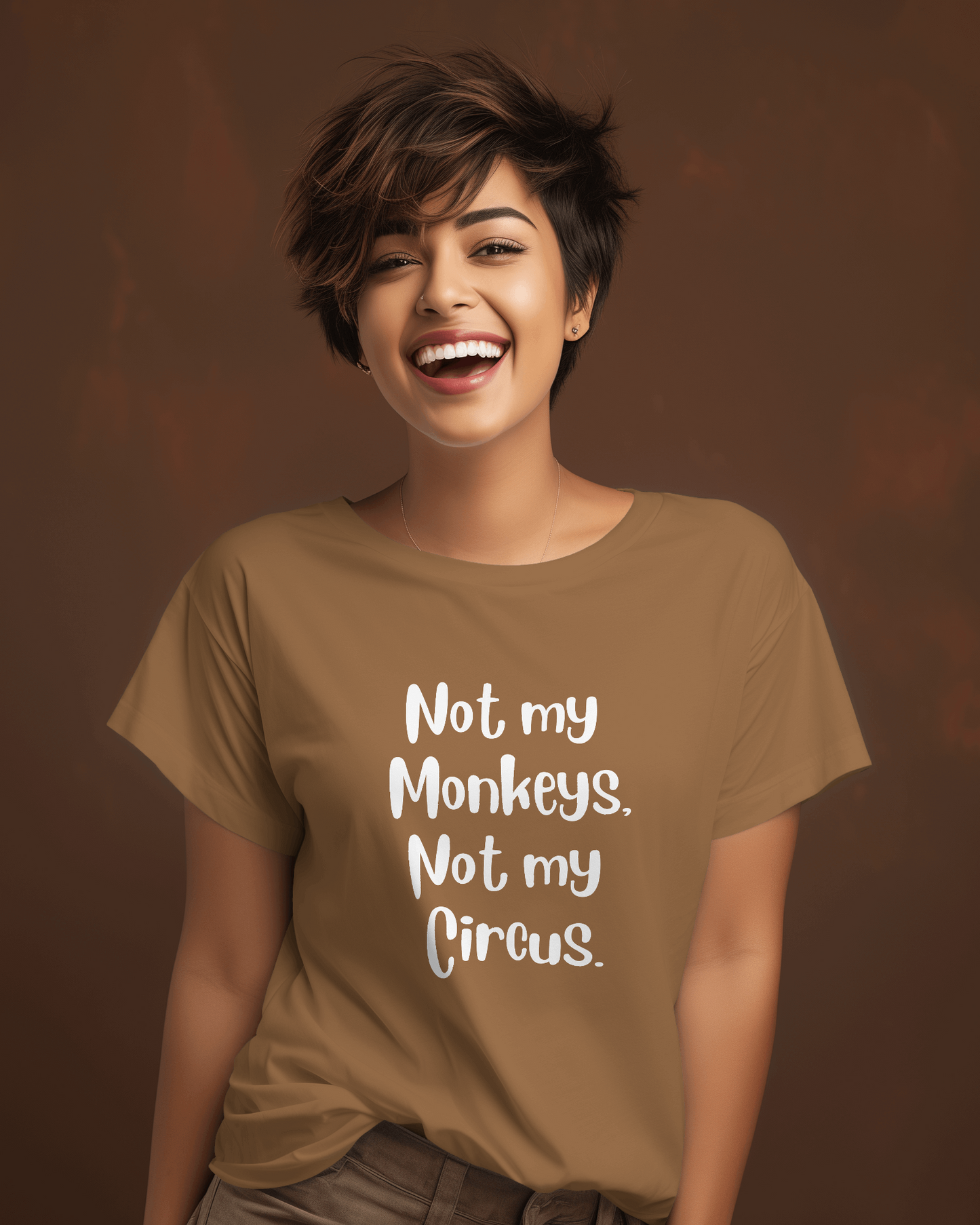 Not My Monkeys T-shirt for Women
