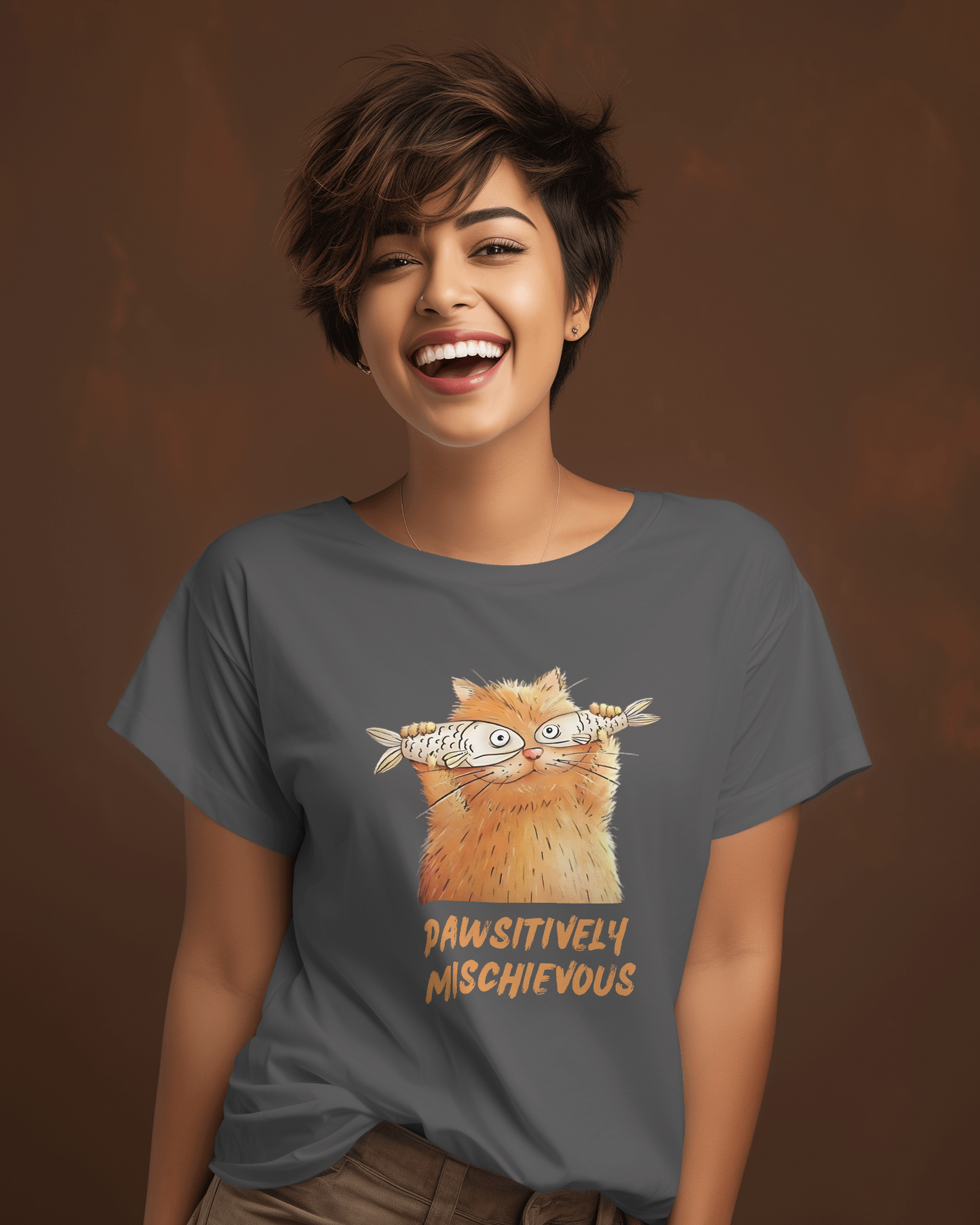 Pawsitively Mischievous | T-shirt for Women