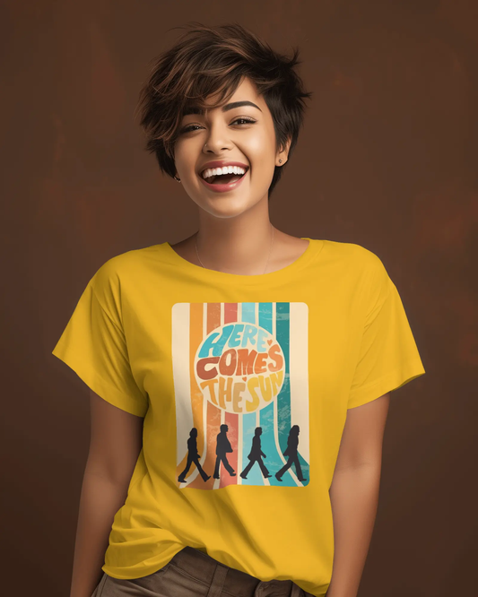 Here Comes The Sun T-shirt for Women PrismGasm