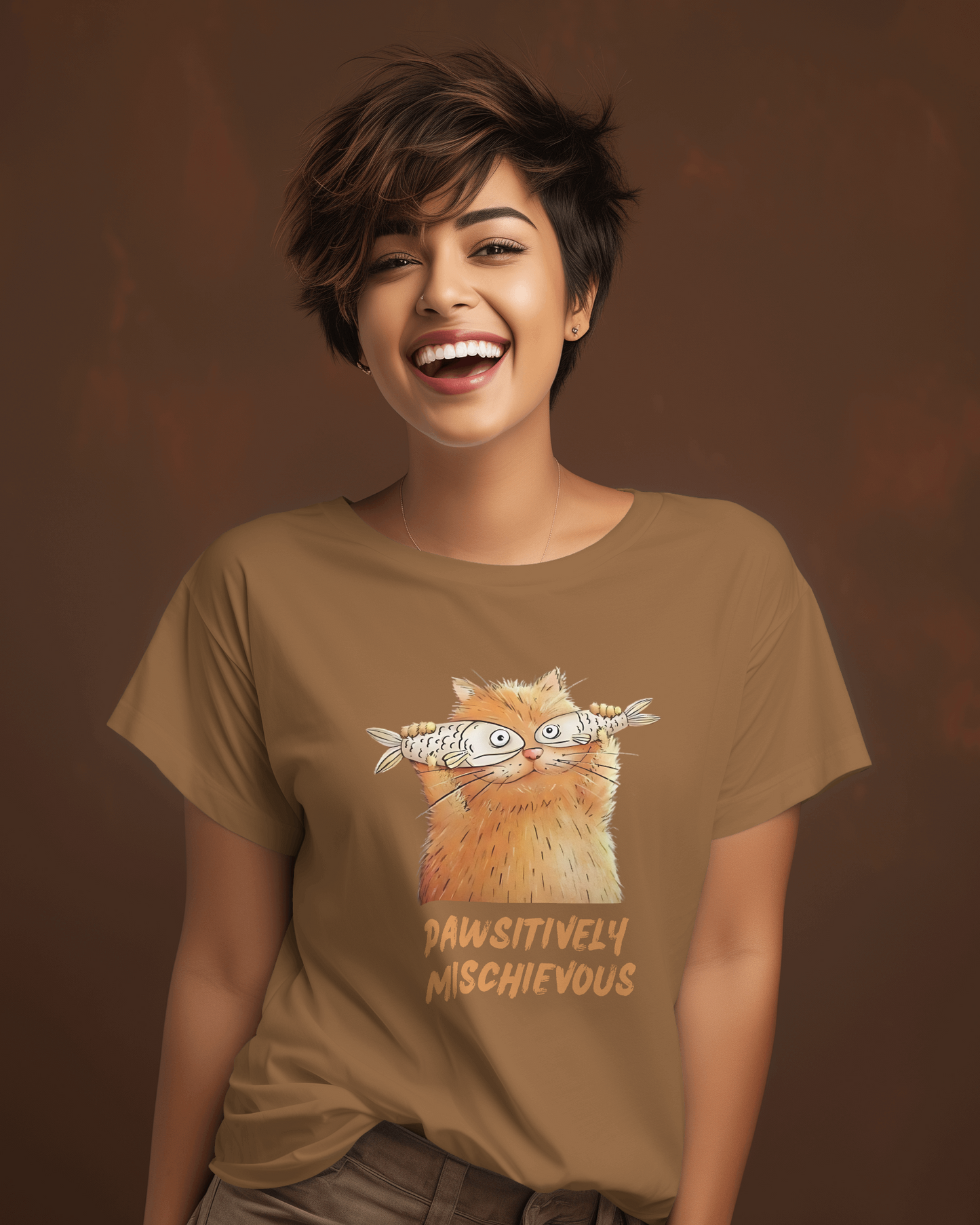 Pawsitively Mischievous | T-shirt for Women