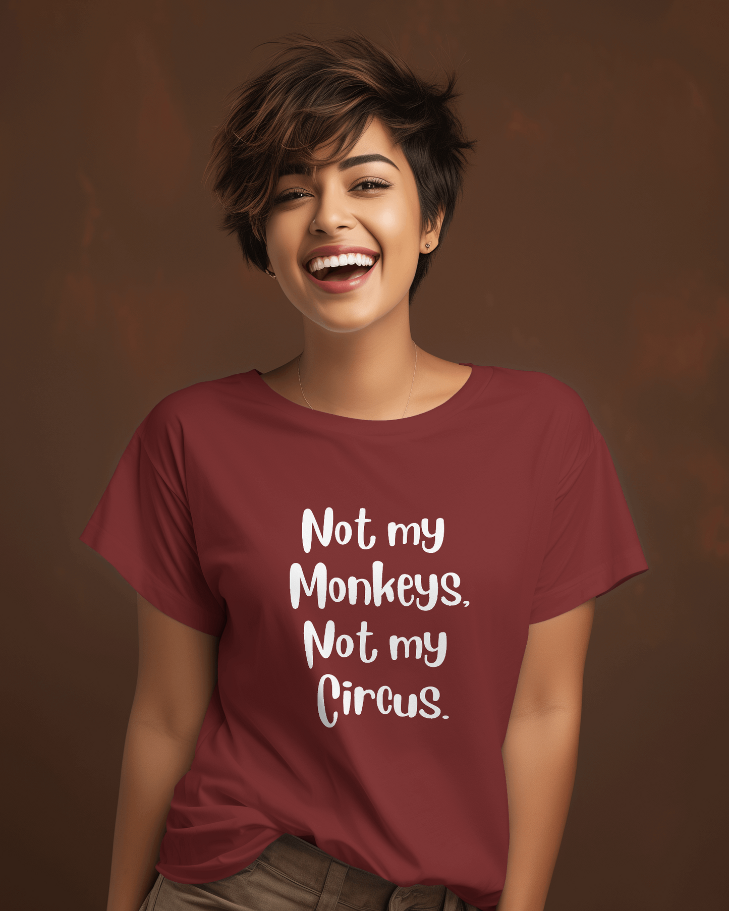 Not My Monkeys T-shirt for Women