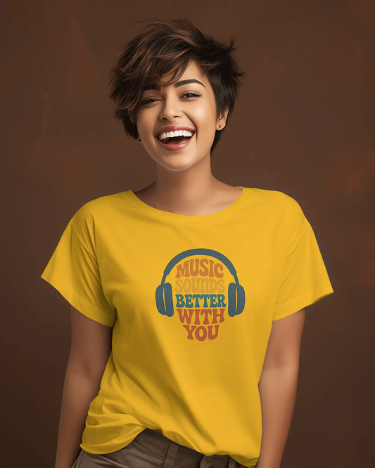 Music Sounds Better | T-shirt for Women PrismGasm