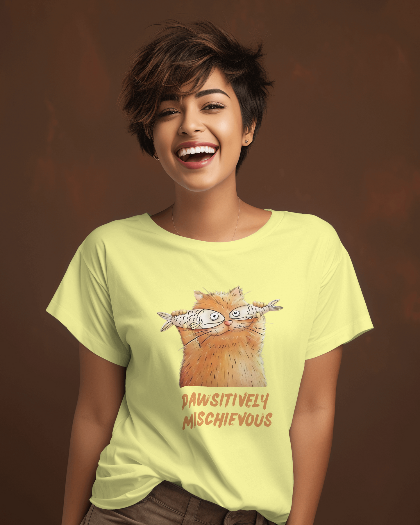 Pawsitively Mischievous | T-shirt for Women
