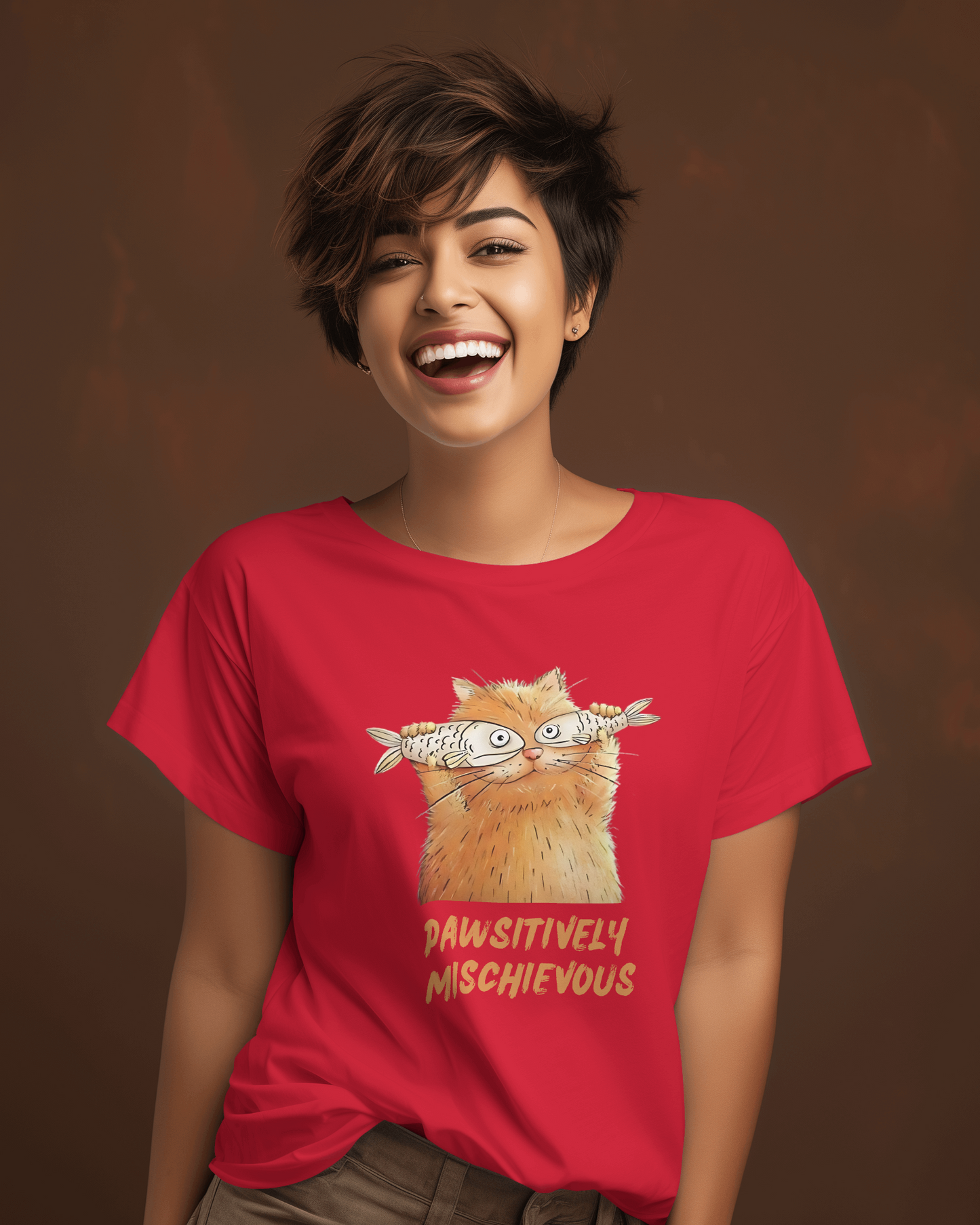 Pawsitively Mischievous | T-shirt for Women