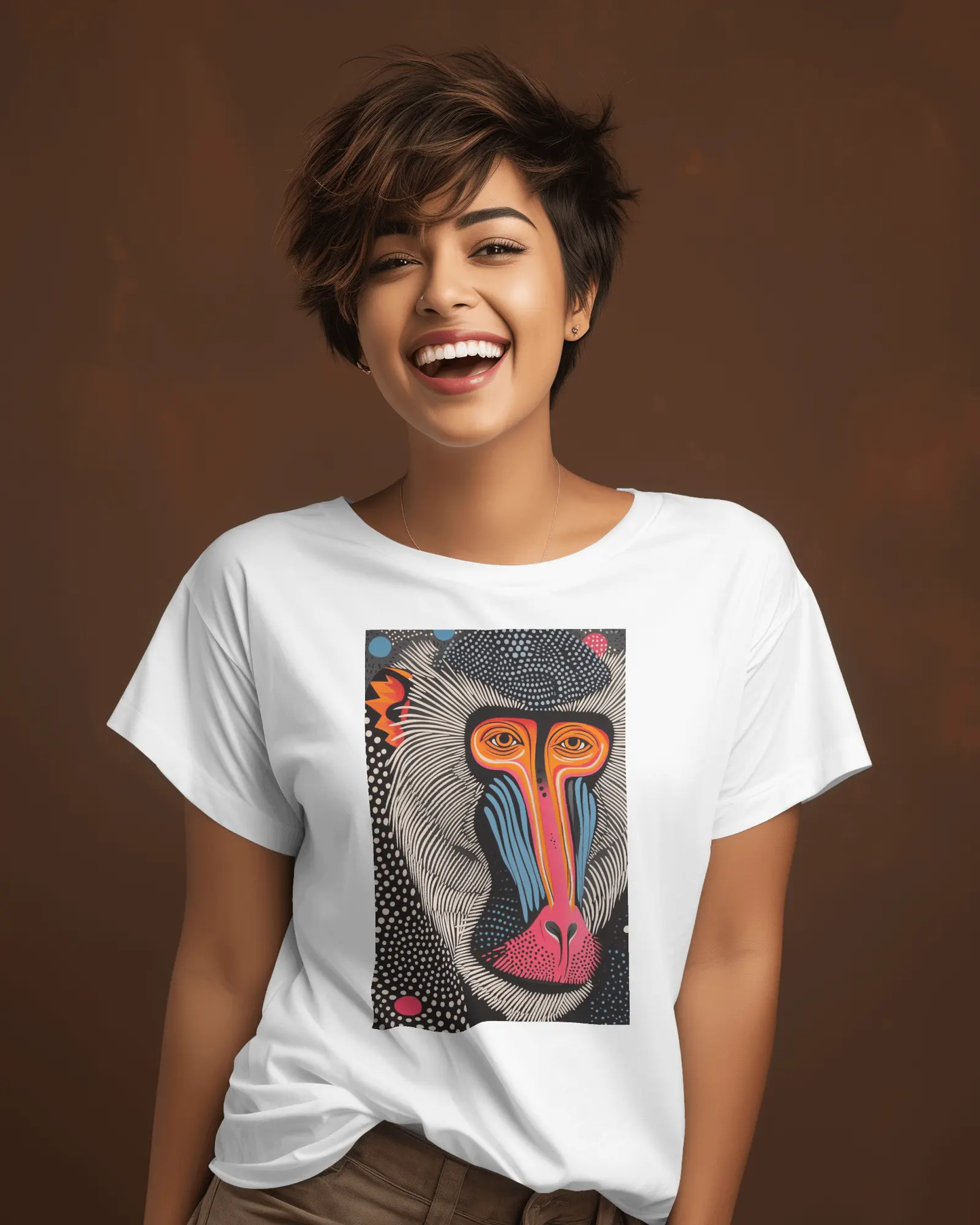 Artsy Baboon | T-shirt for Women PrismGasm
