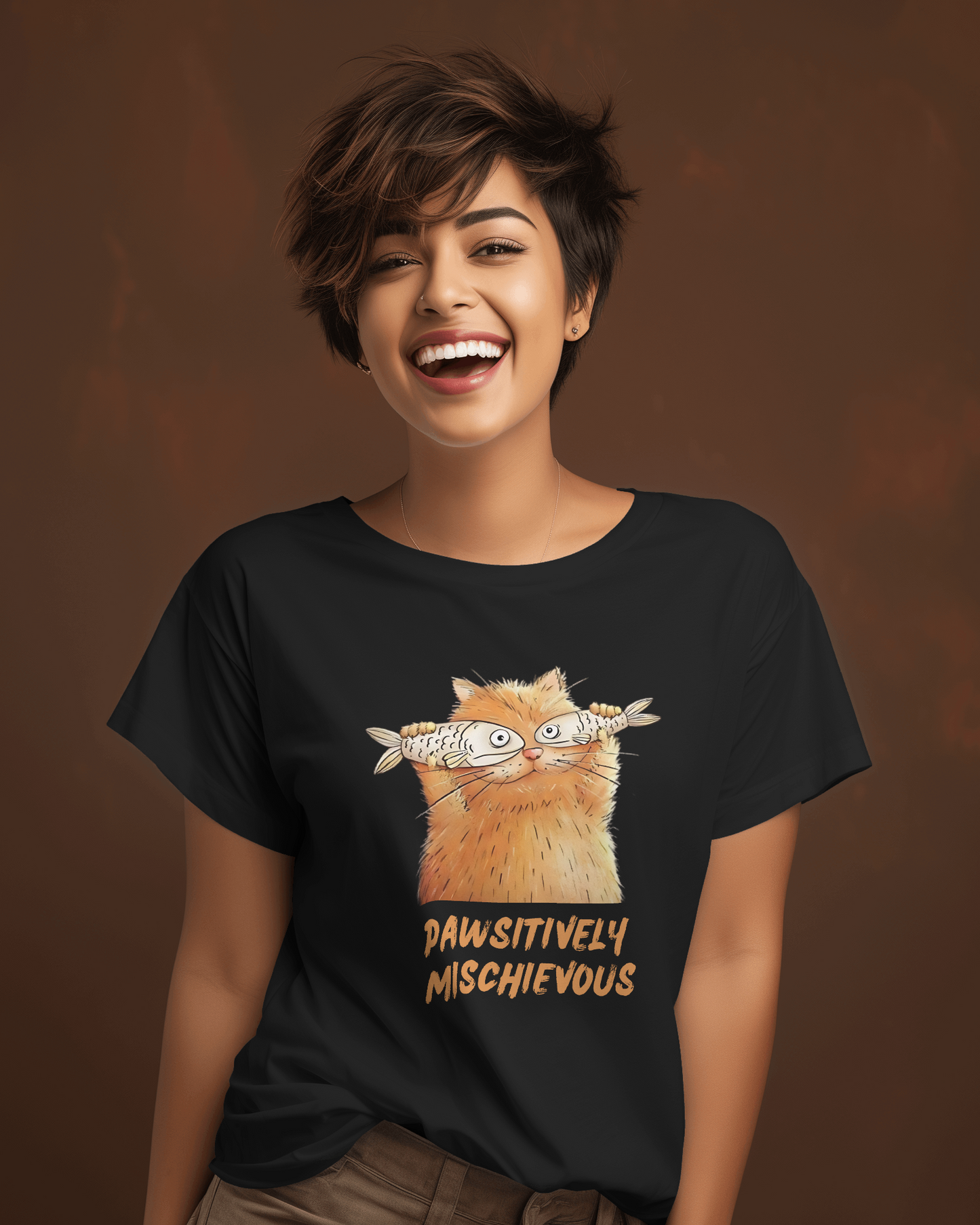 Pawsitively Mischievous | T-shirt for Women