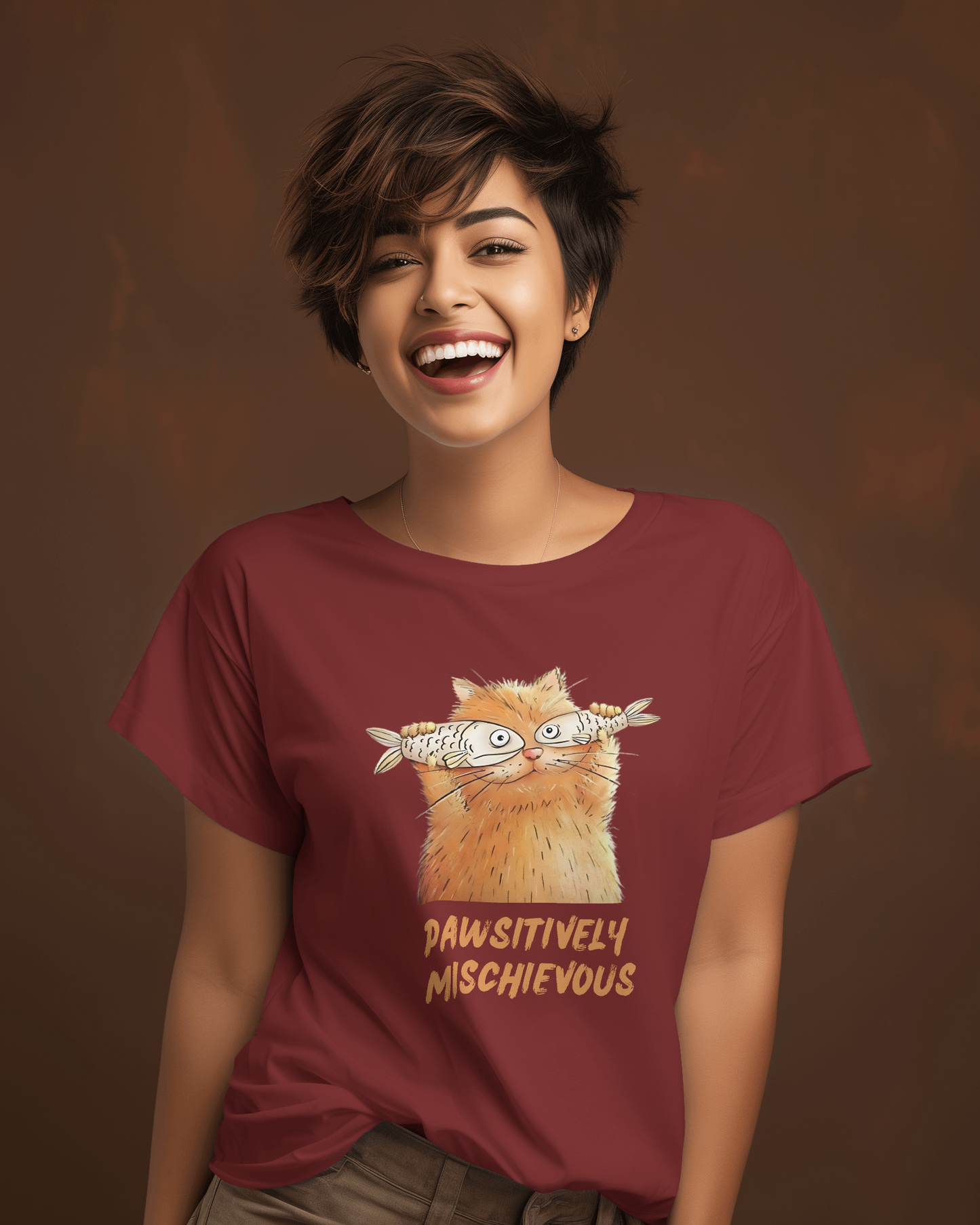 Pawsitively Mischievous | T-shirt for Women