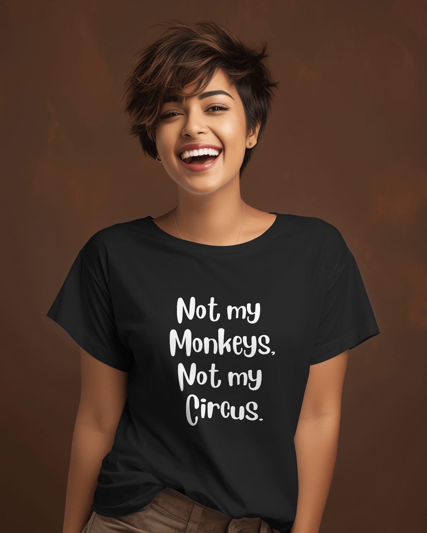 Not My Monkeys T-shirt for Women