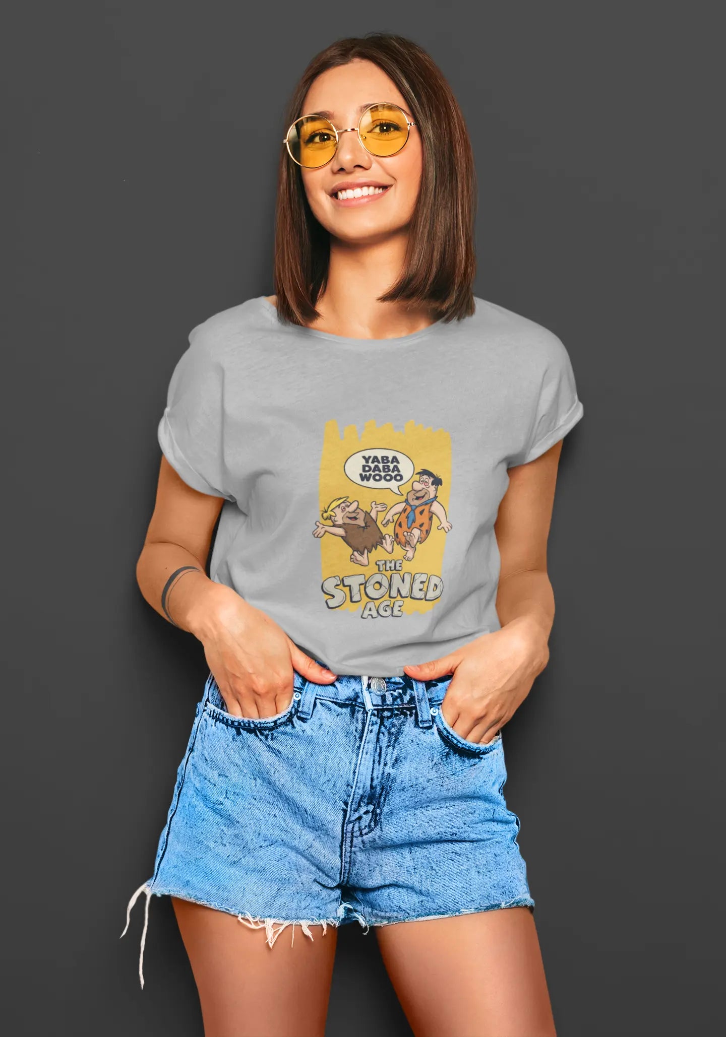 The Stoned Age - Flintstoned | T-shirt for Women PrismGasm