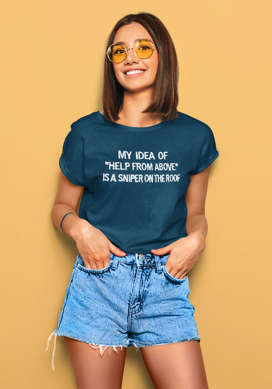 Sniper On The Roof | T-shirt for Women