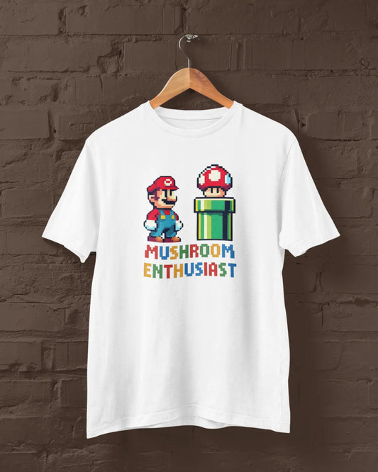 Mario the Mushroom Enthusiast | T-shirt for Men PrismGasm