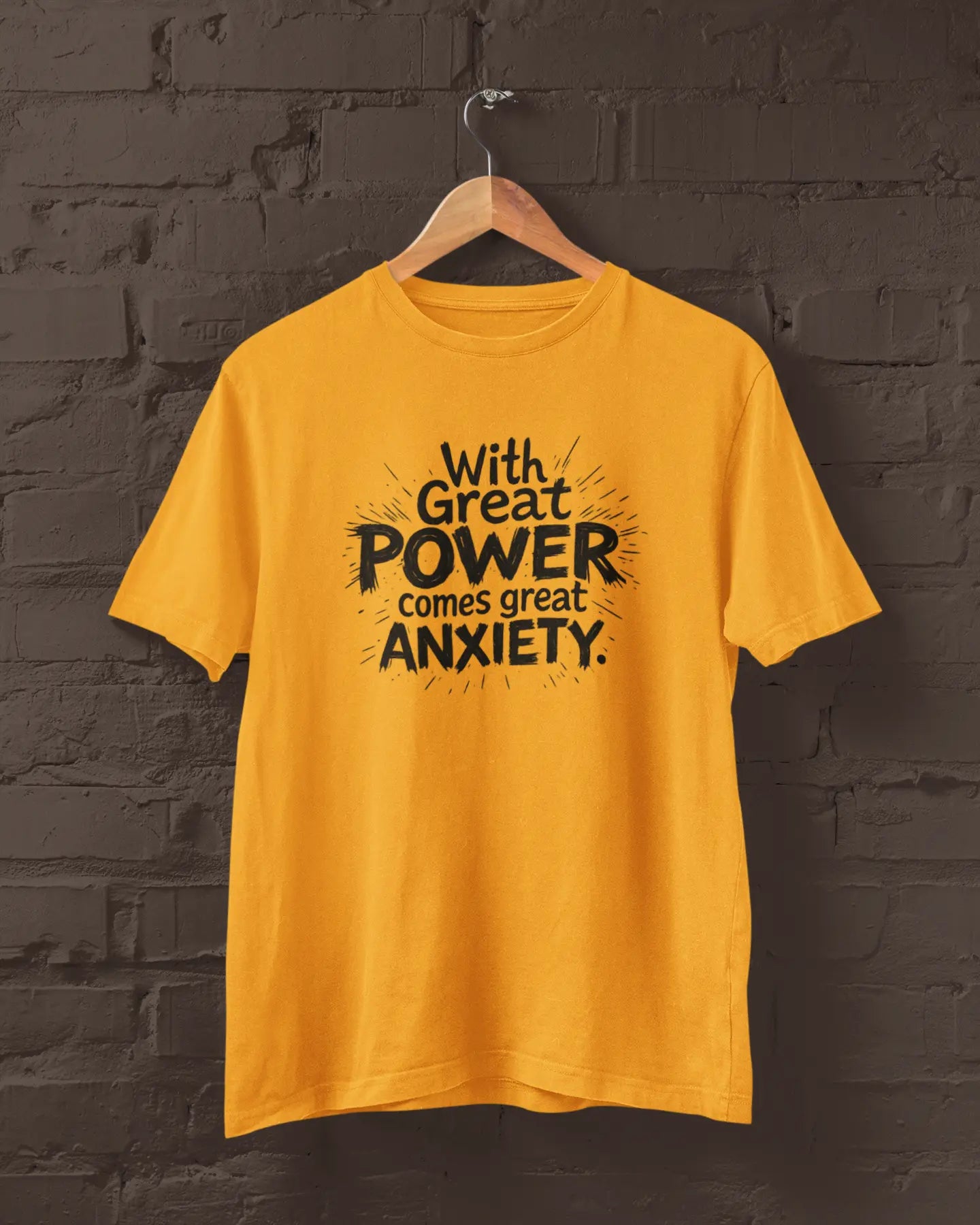 Great Power, Great Anxiety | T-shirt for Men PrismGasm