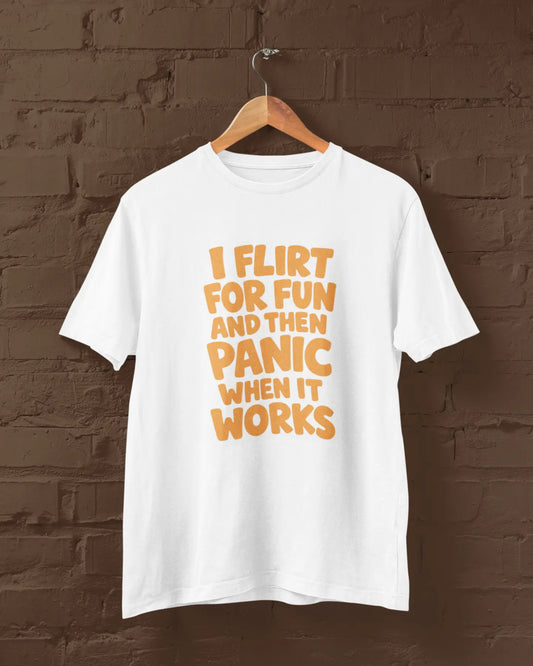 Flirt and Panic | T-shirt for Men PrismGasm T-Shirt PrismGasm