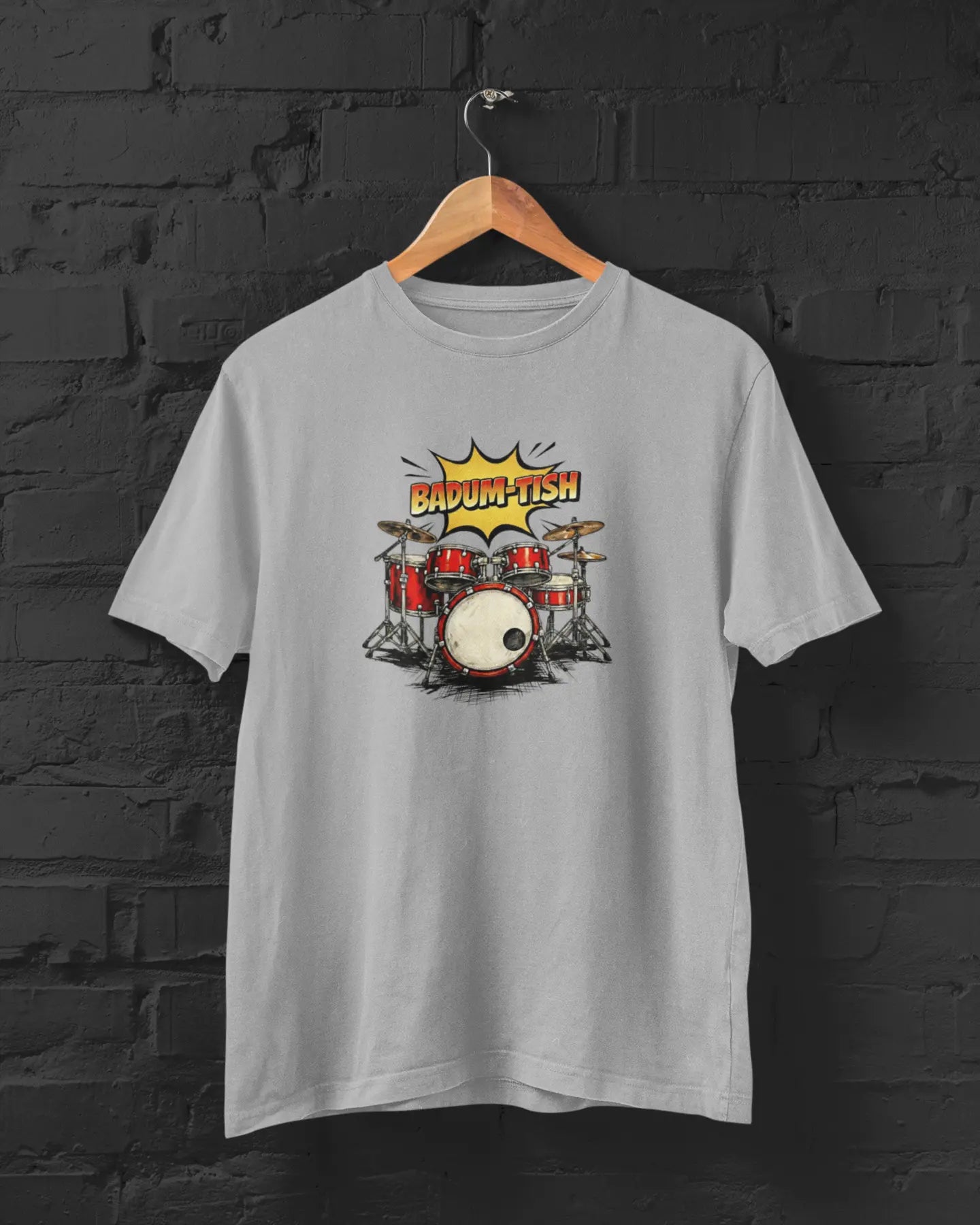 Badum-Tish | T-shirt for Drummers PrismGasm