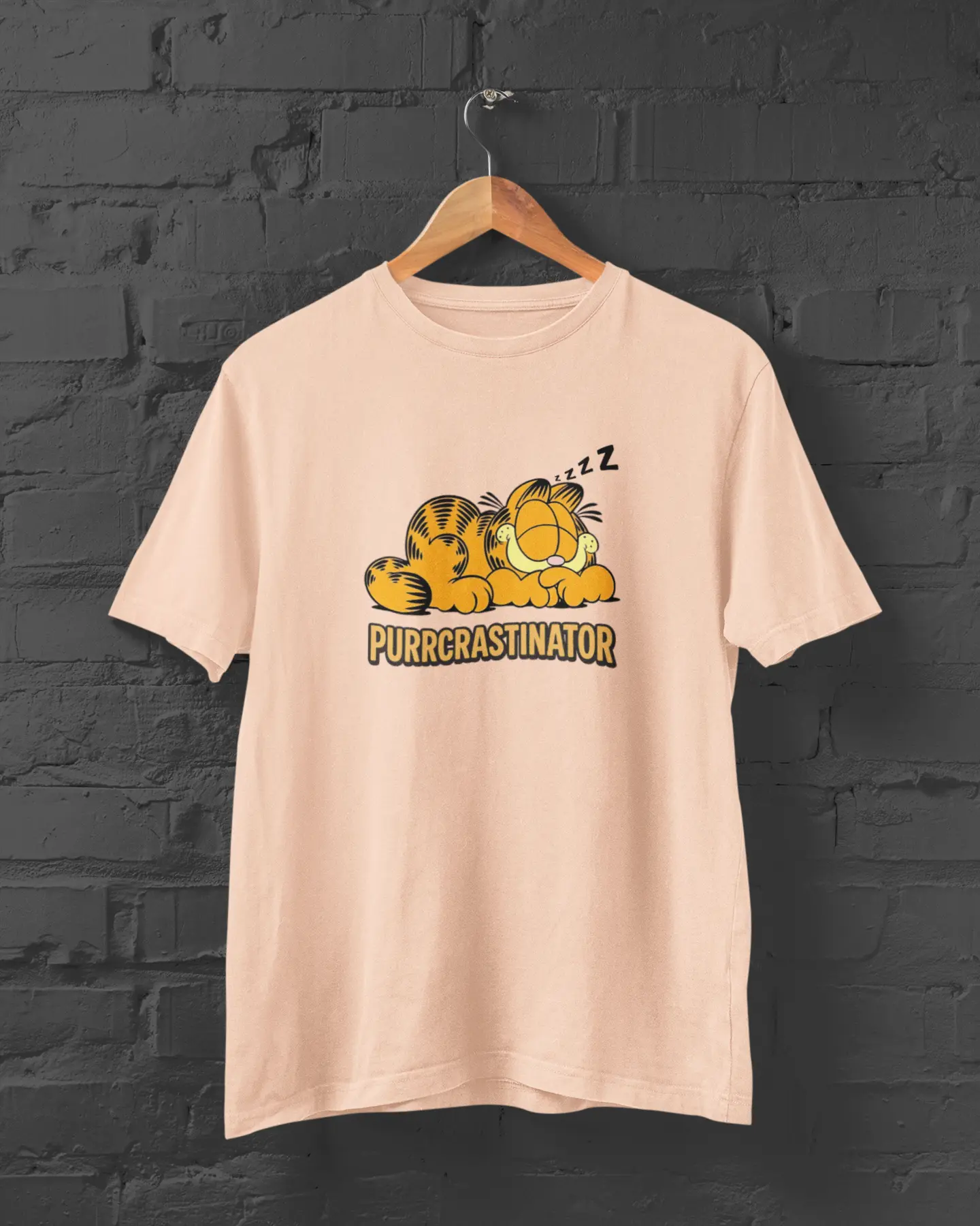 Garfield the Purrcrastinator | T-shirt for Men PrismGasm