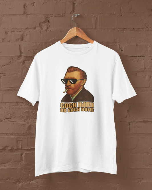 Gogh Hard Or Gogh Home | T-shirt for Men PrismGasm