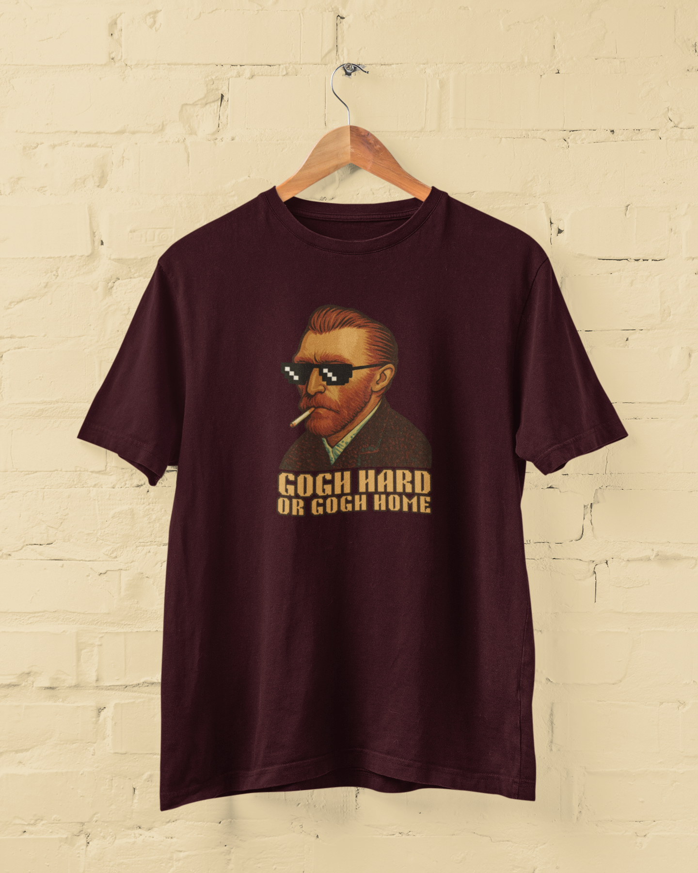 Gogh Hard Or Gogh Home | T-shirt for Men