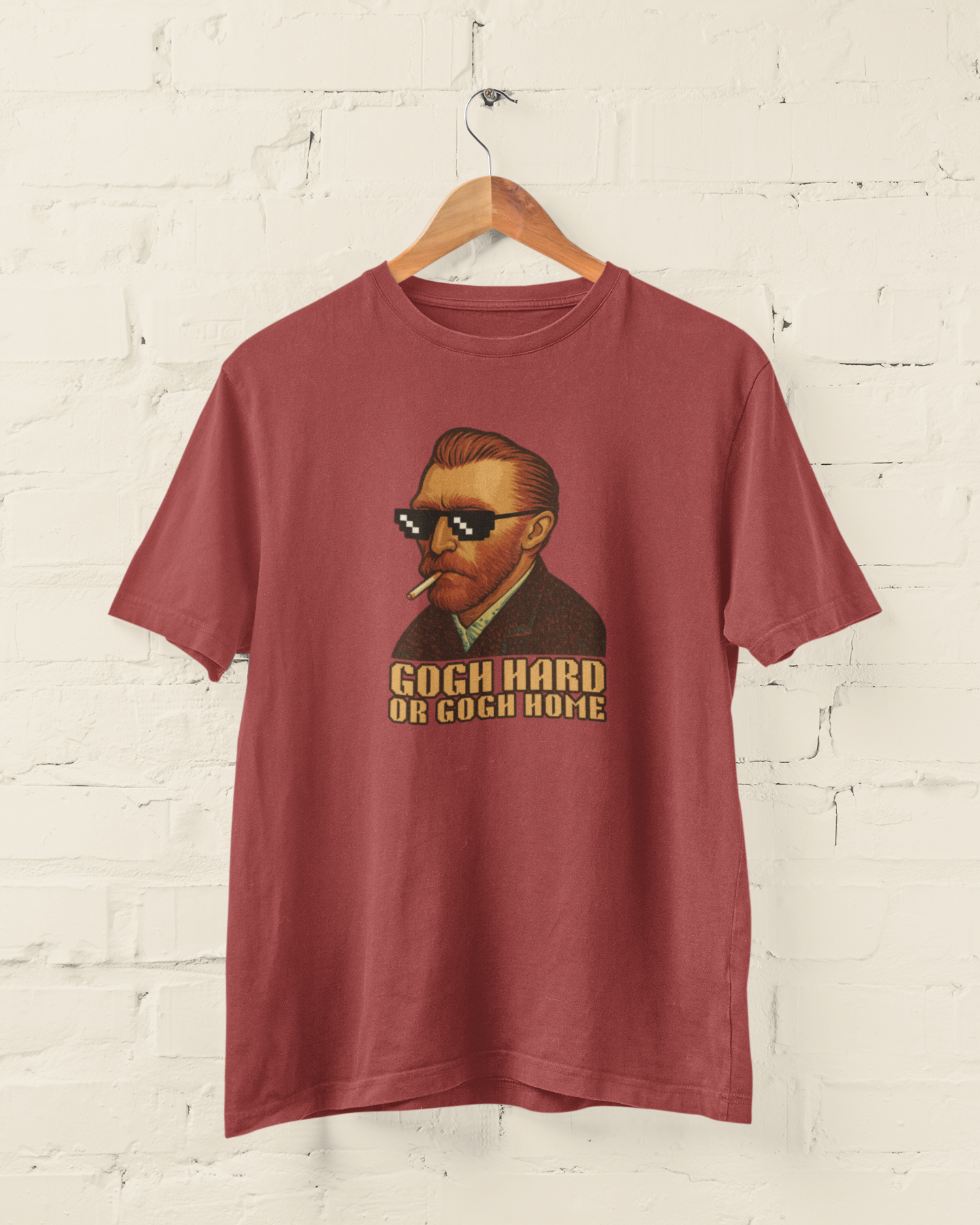 Gogh Hard Or Gogh Home | T-shirt for Men