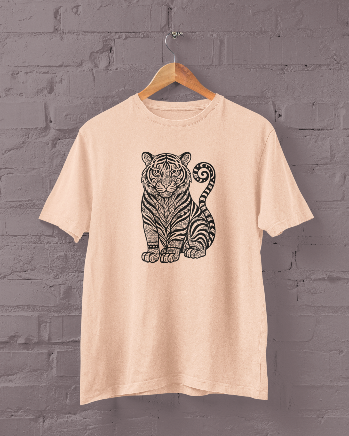 Tiger Motif Art | T-shirt for Men