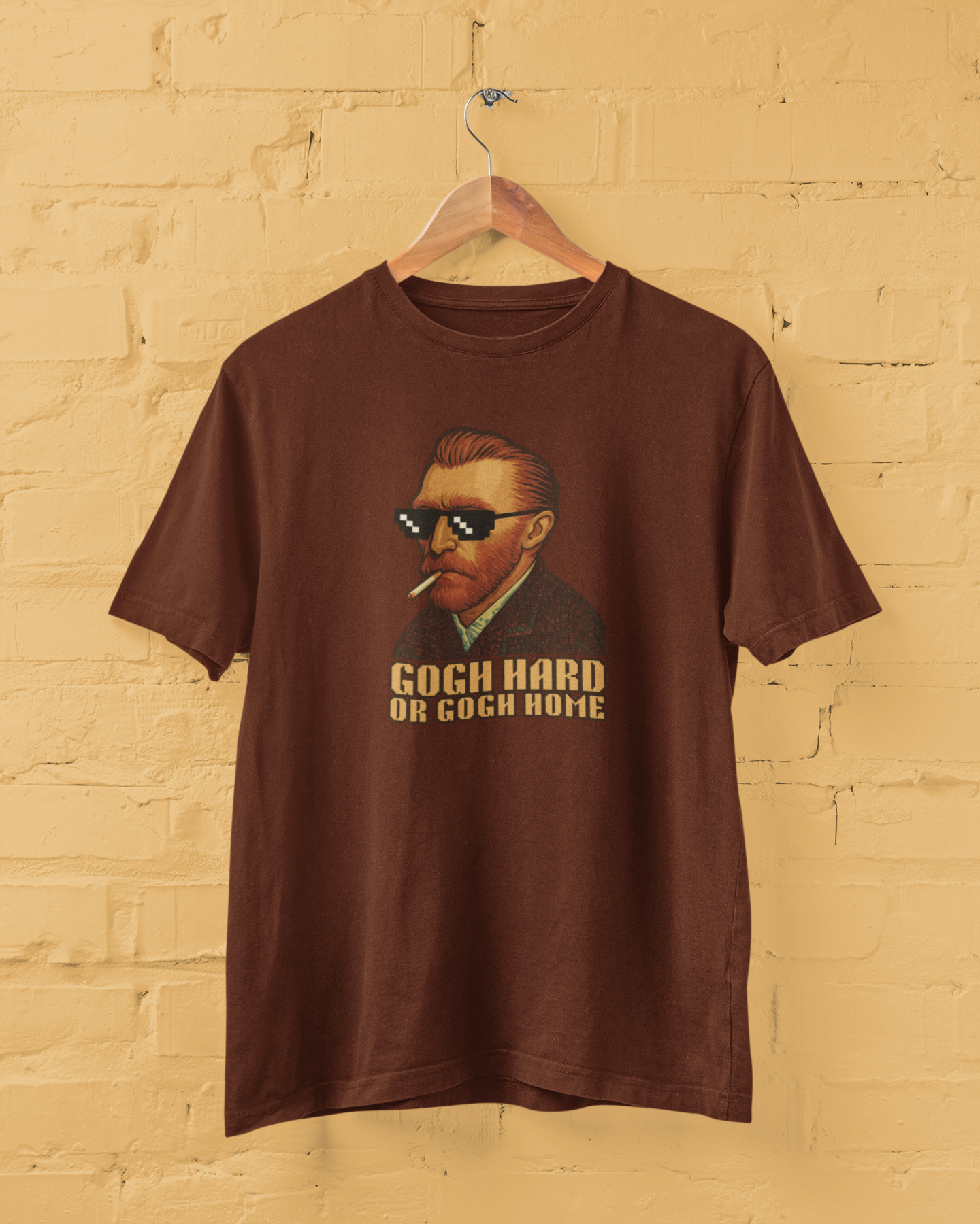 Gogh Hard Or Gogh Home | T-shirt for Men