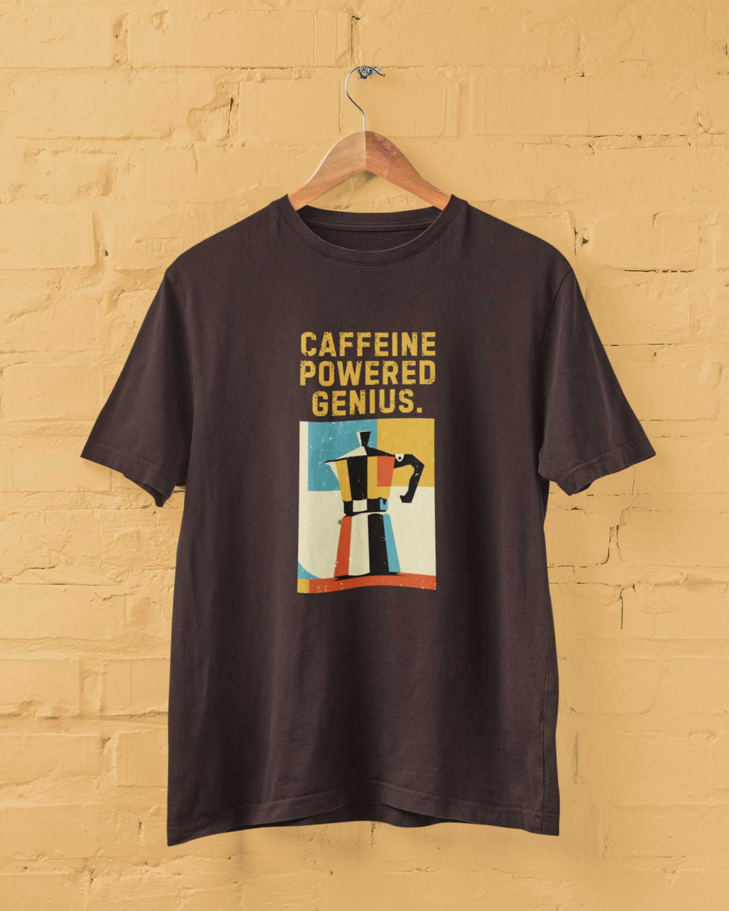 Caffeine Powered Genius T-shirt for Men