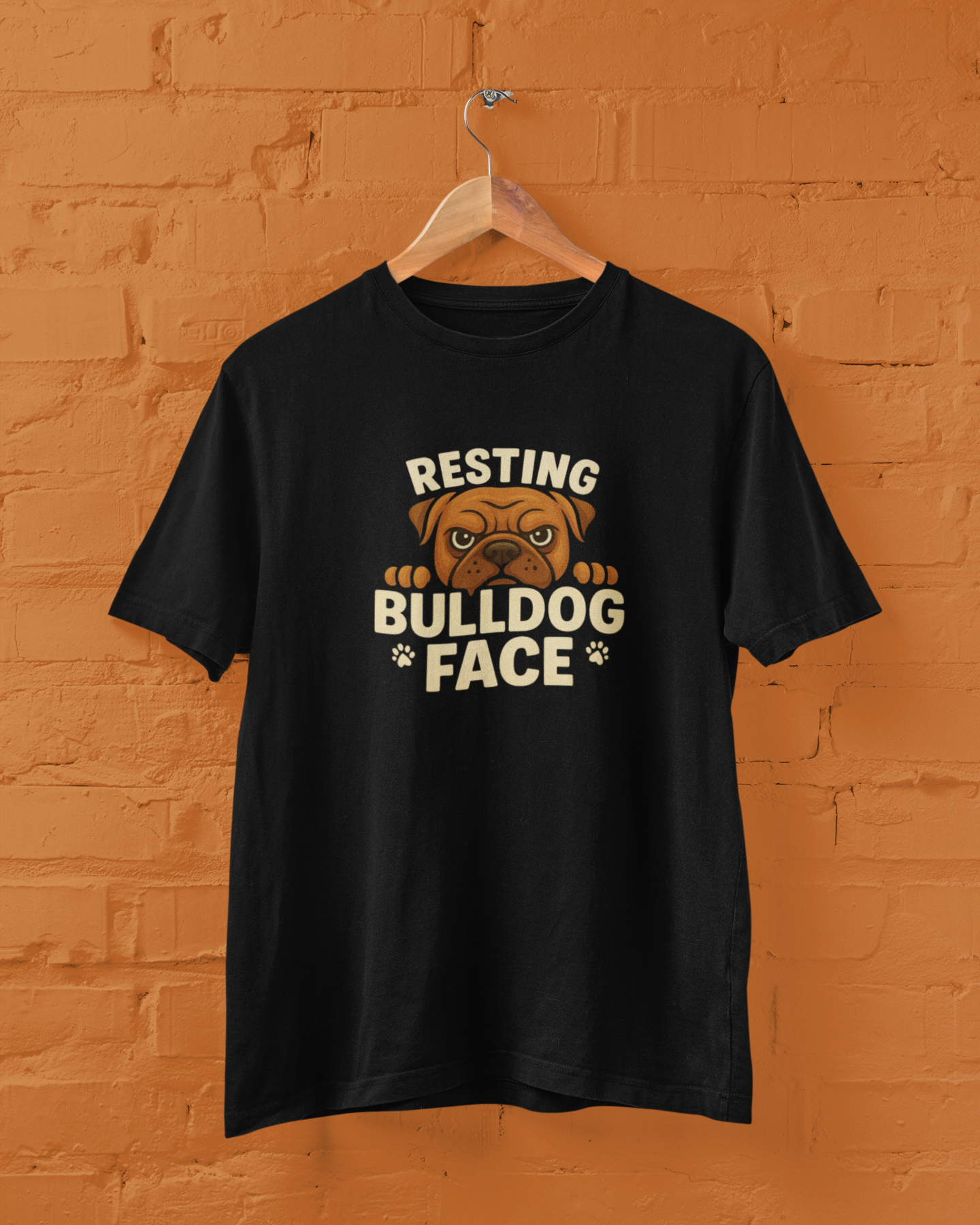 Resting Bulldog Face | T-shirt for Men