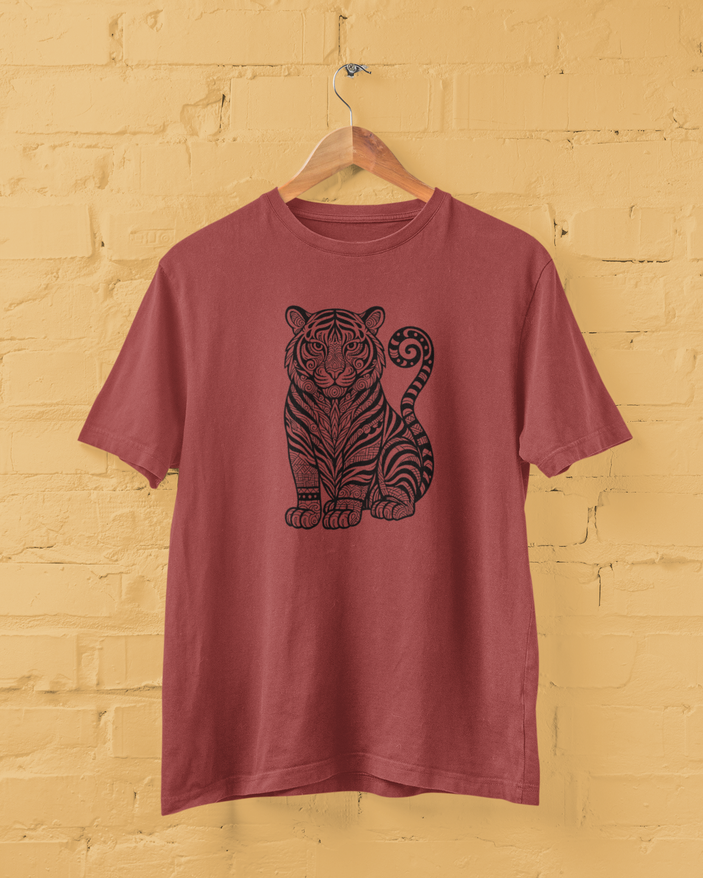 Tiger Motif Art | T-shirt for Men
