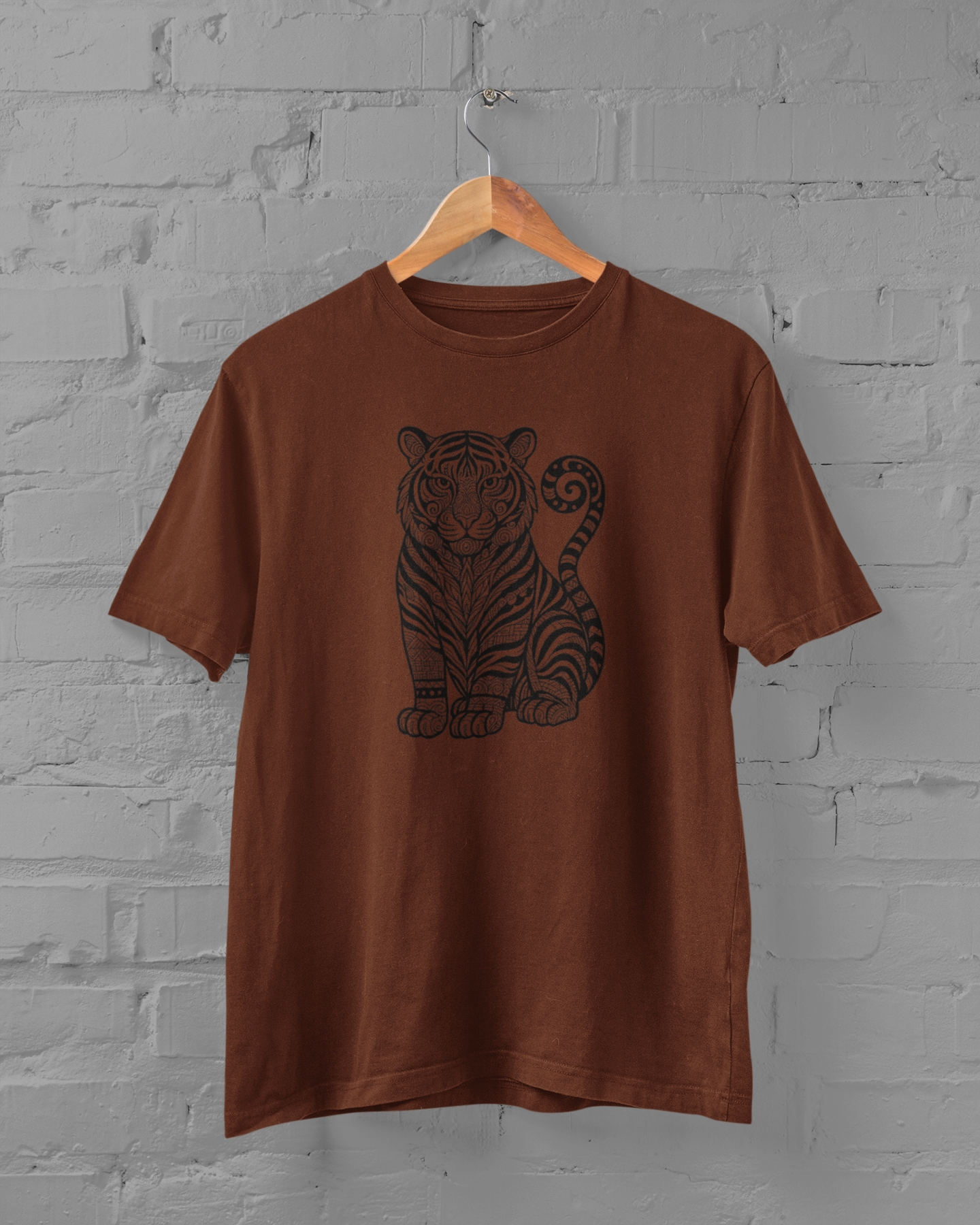 Tiger Motif Art | T-shirt for Men