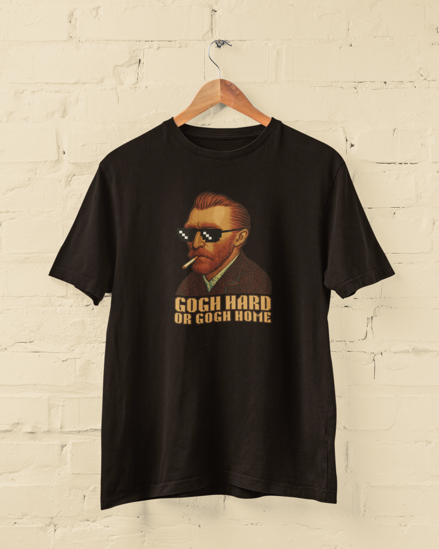 Gogh Hard Or Gogh Home | T-shirt for Men