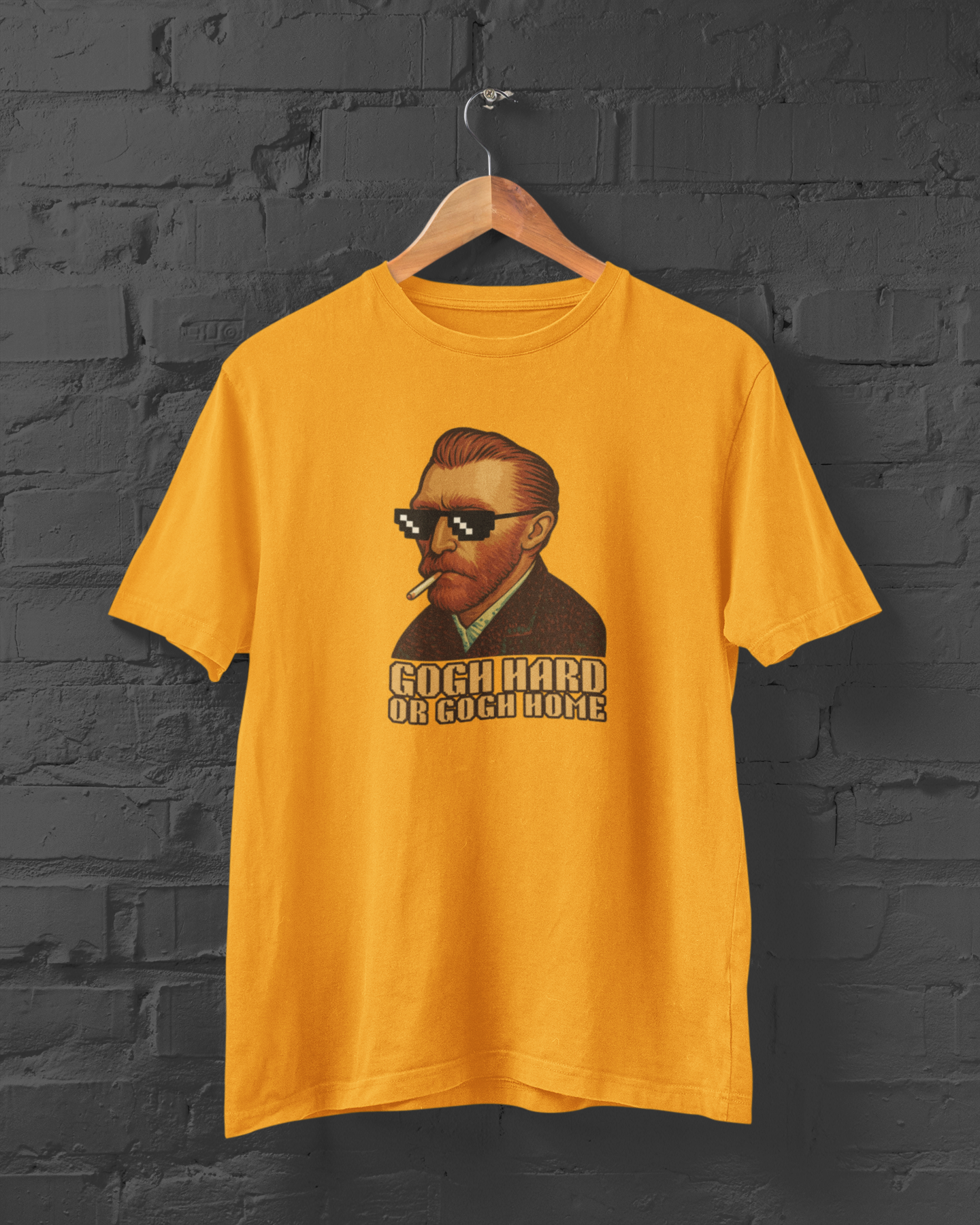 Gogh Hard Or Gogh Home | T-shirt for Men
