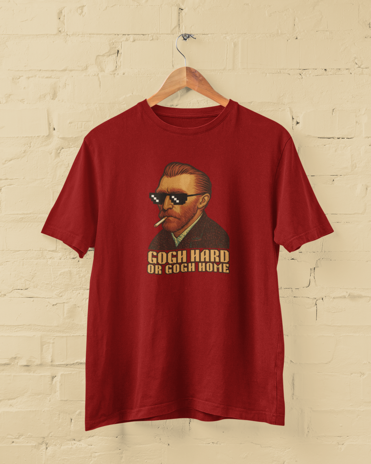 Gogh Hard Or Gogh Home | T-shirt for Men