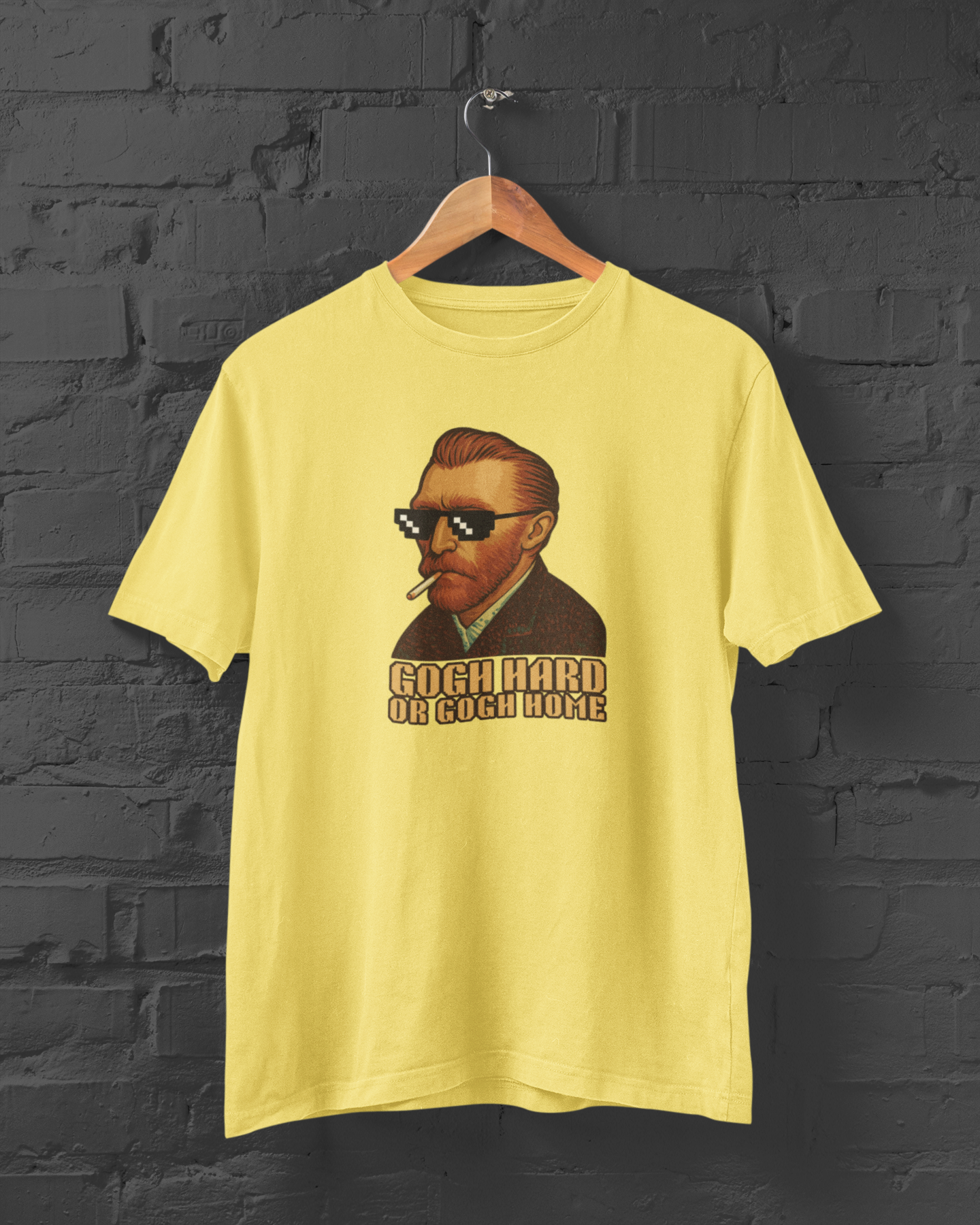 Gogh Hard Or Gogh Home | T-shirt for Men
