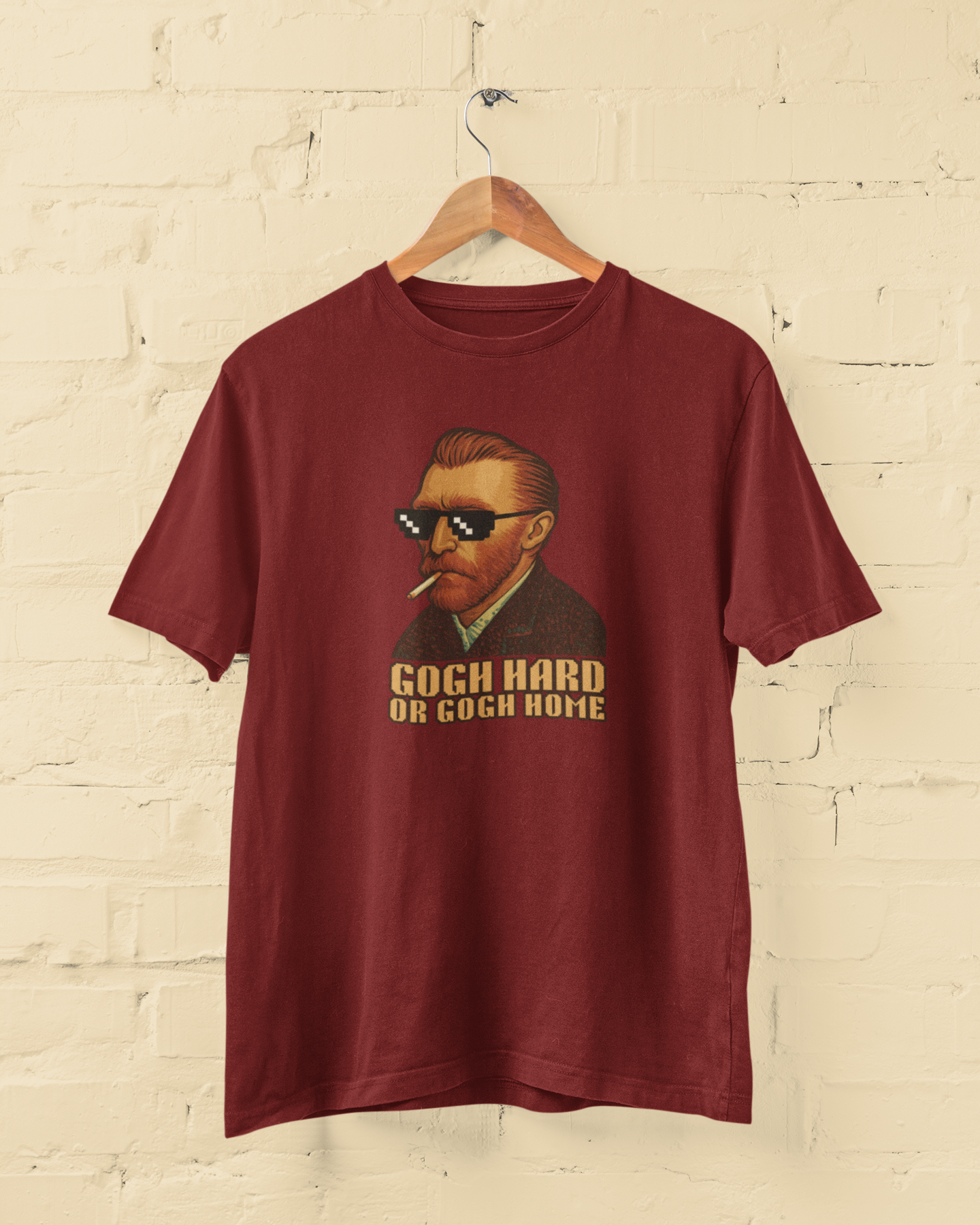 Gogh Hard Or Gogh Home | T-shirt for Men