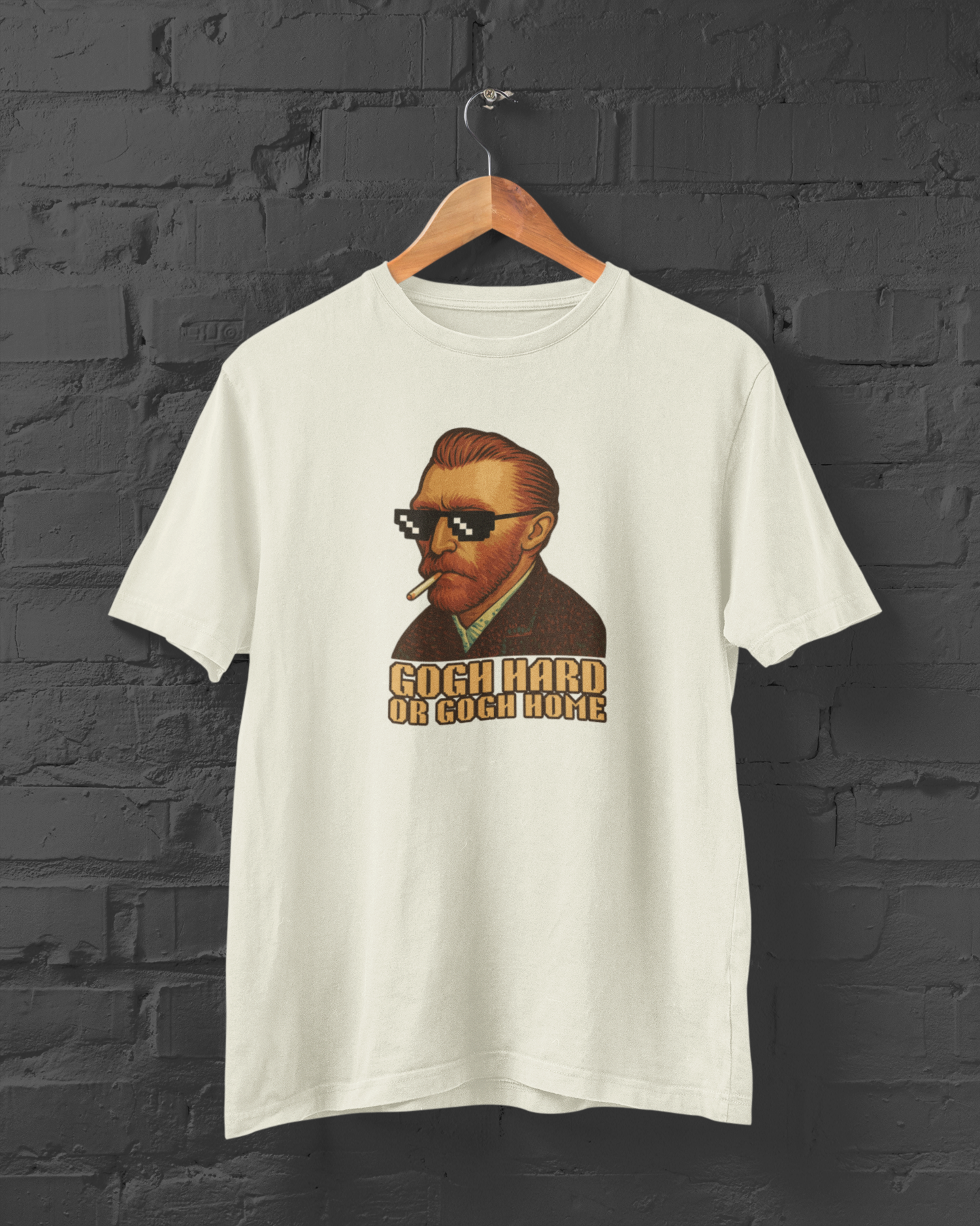 Gogh Hard Or Gogh Home | T-shirt for Men