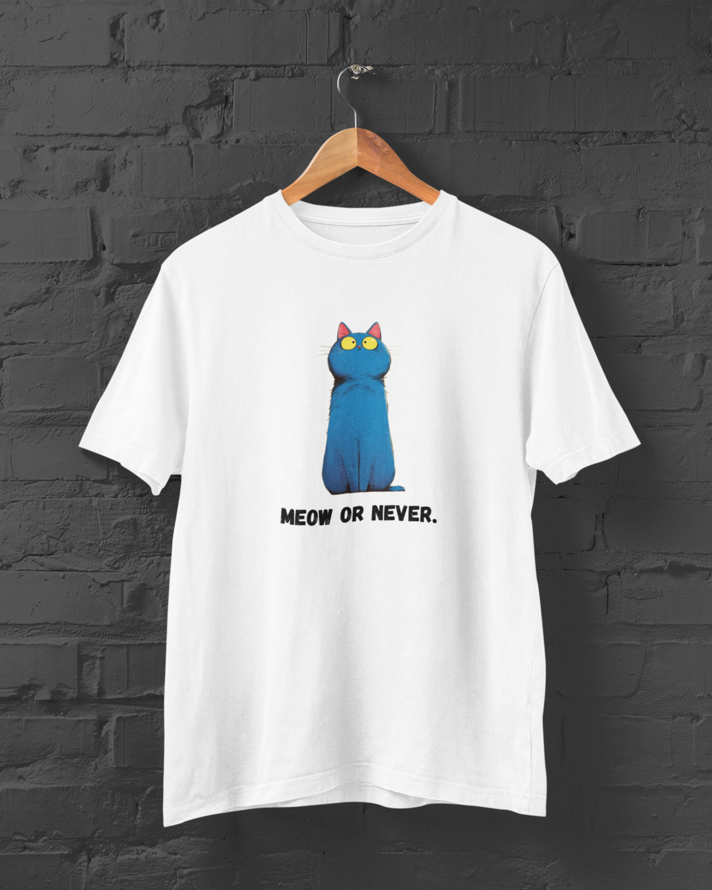 Meow or Never T-shirt for Men