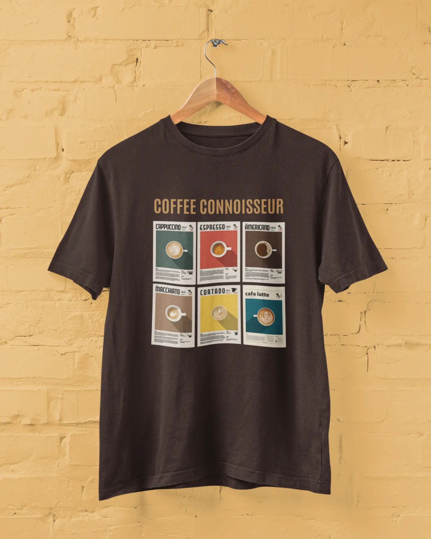 Coffee Connoisseur T-shirt for Men PrismGasm
