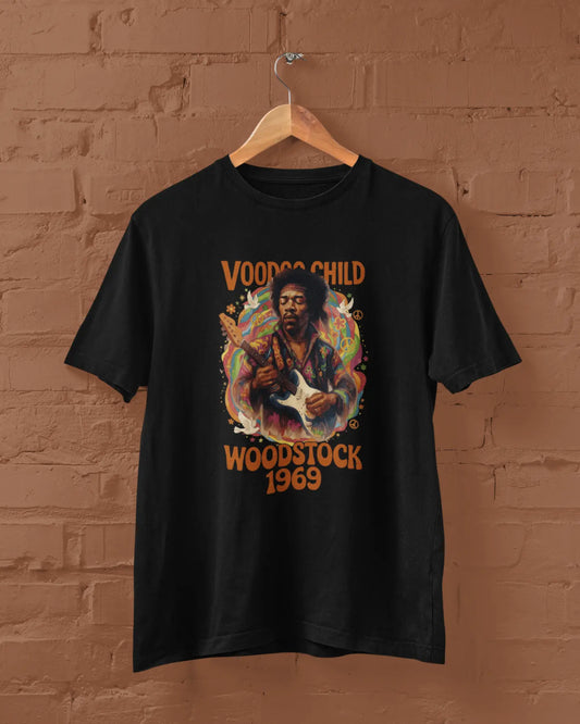 Jimi Hendrix Voodoo Child | T-shirt for Men PrismGasm